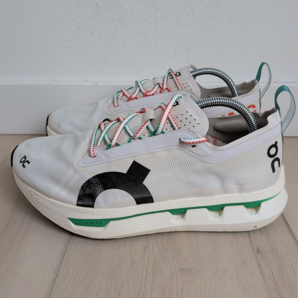 On Cloudboom Zone White Flame Mens 11 Running Shoes Sneakers Training Athletic